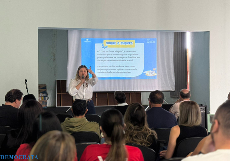 Lançamento oficial do 4º Dia de Doar Alegria reforça compromisso social em São José do Rio Pardo