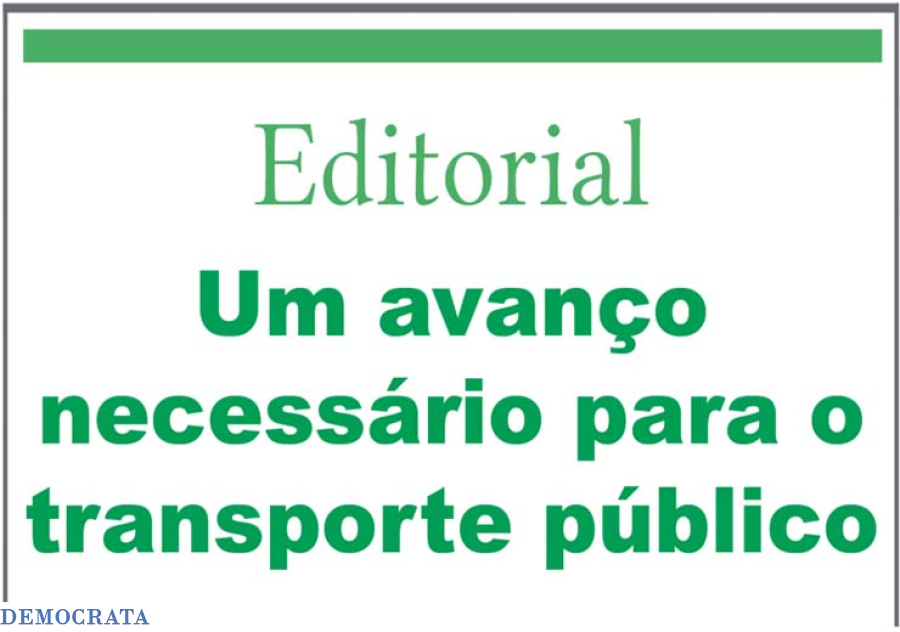 Um avanço necessário para o transporte público