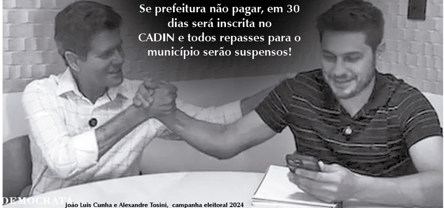 Administração atual herda rombo deixado por ex-prefeitos Santurbano e Cunha