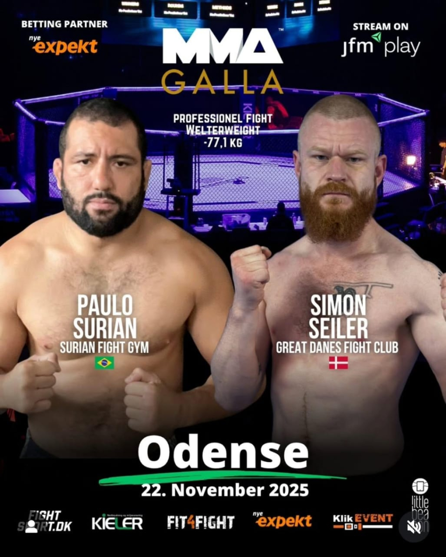 Surian tem luta na Dinamarca adiada devido a lesão