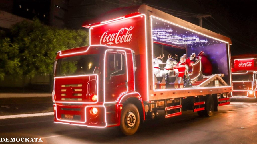 Caravana de Natal da Coca-Cola passa pela região, mas São José do Rio Pardo fica de fora em 2025