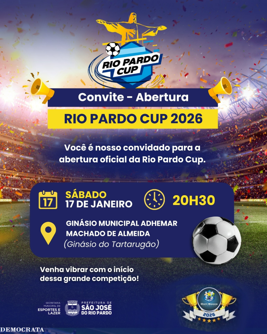 Rio Pardo Cup 2026 movimenta São José do Rio Pardo com futebol de base, esporte e turismo
