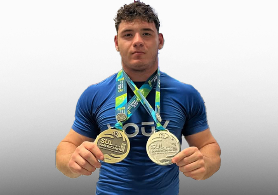 Atleta rio-pardense Marcos Viana intensificou treinos no Catar para disputar o Campeonato Europeu de Jiu-Jitsu