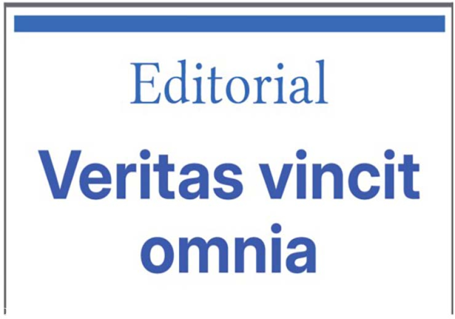 Veritas vincit omnia