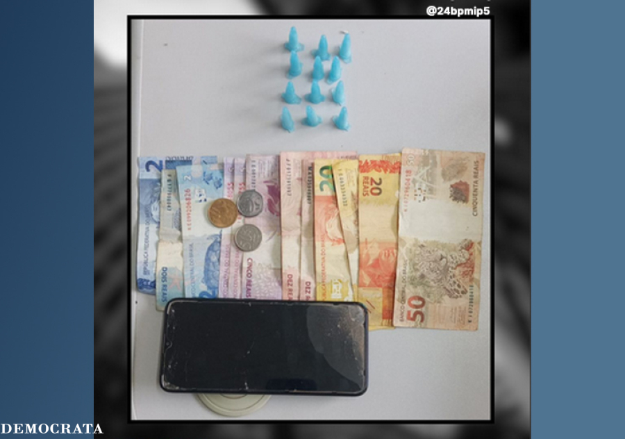 Homem é preso por tráfico de drogas no Jardim Andreazza, em Tambaú