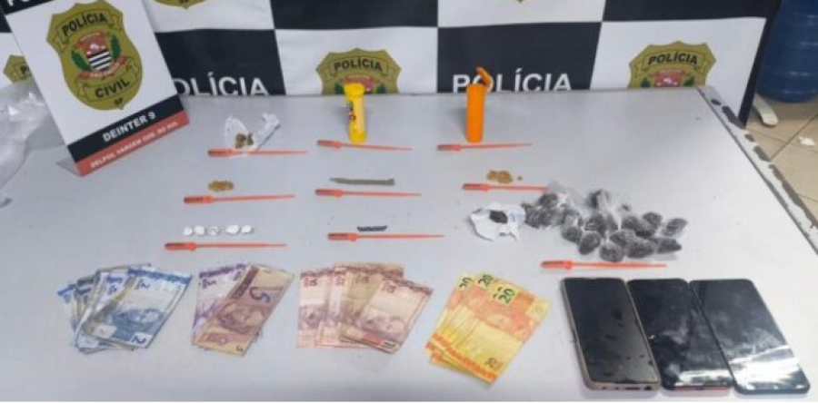 Operação conjunta prende jovem e apreende adolescentes por tráfico em Vargem Grande do Sul