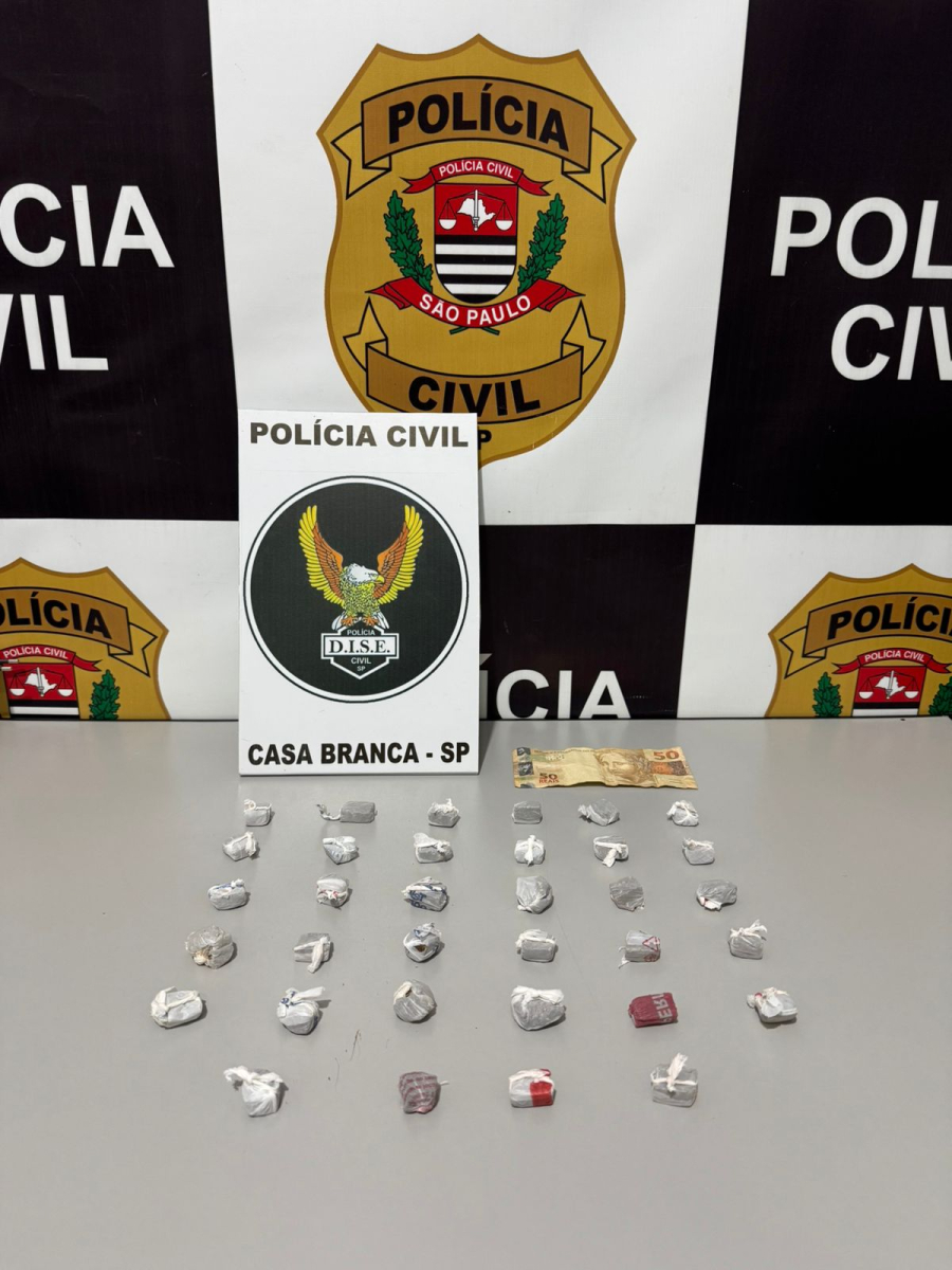 DISE de Casa Branca Prende Dois Suspeitos por Tráfico em Ações na Região