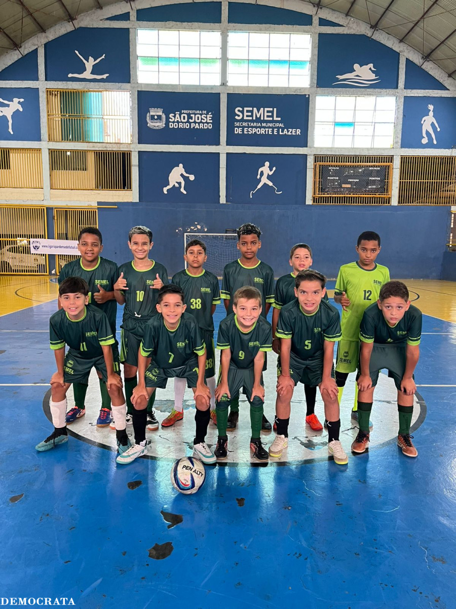 Equipes de base da SEMEL conquistam duas vitórias na rodada do Campeonato Regional de Futsal