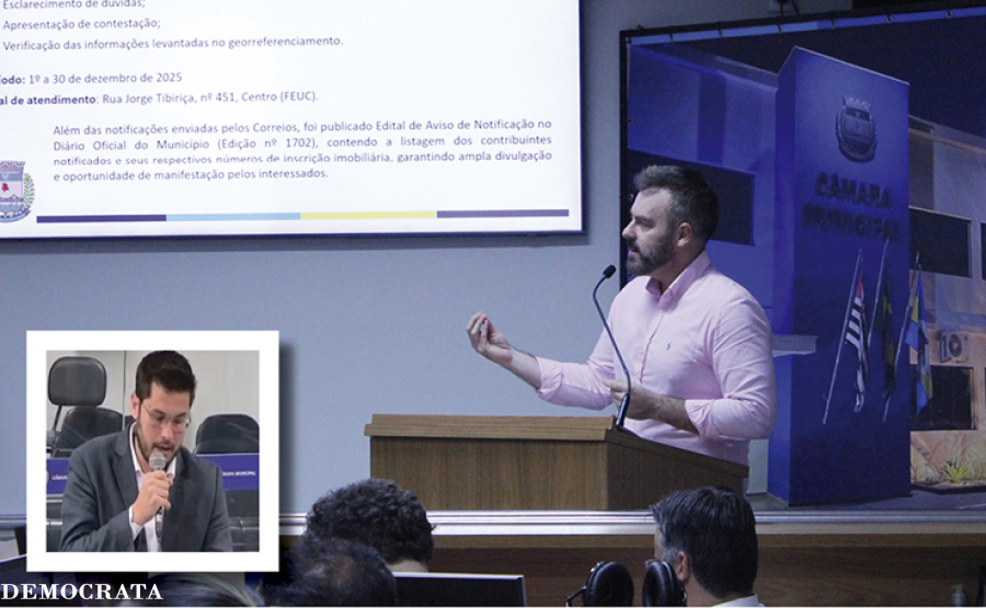 Alexandre Tozini alega que votou a favor da lei de zoneamento que mudou IPTU sem entender