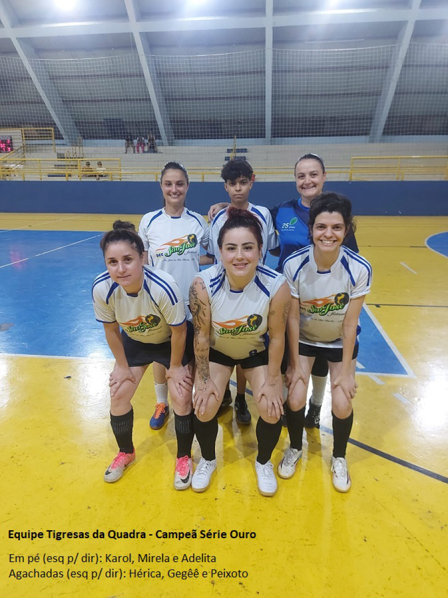 Tigresas da Quadra conquistam título do Festival SEMEL de Futsal Feminino em São José do Rio Pardo
