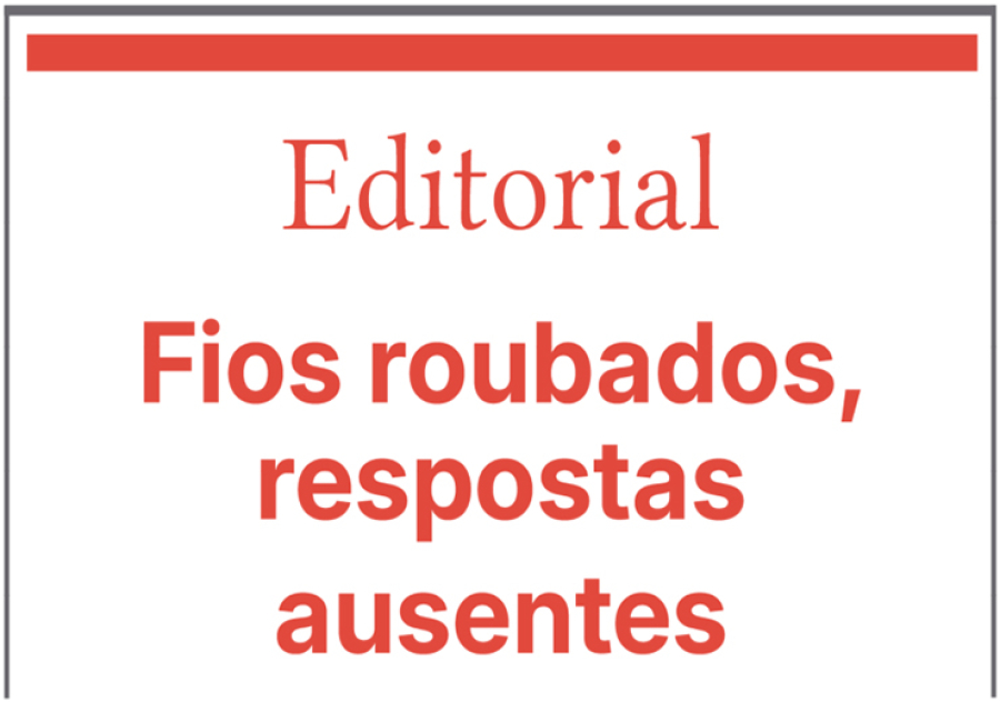 Fios roubados, respostas ausentes
