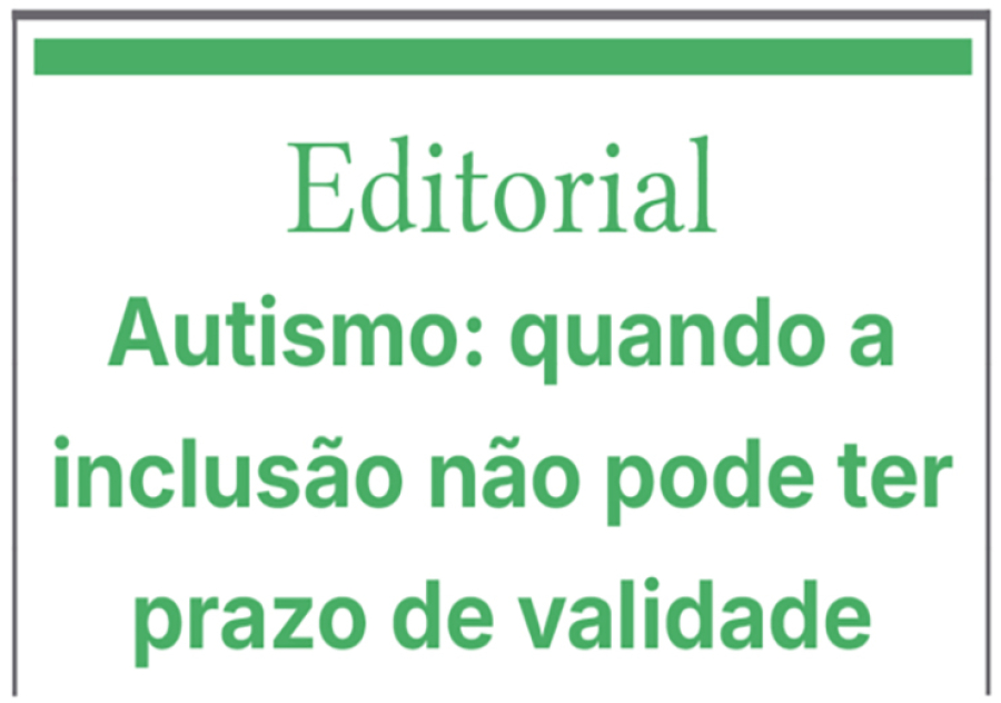 Autismo: quando a inclusão não pode ter prazo de validade