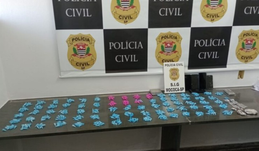 Polícia desarticula ponto de drogas em Mococa