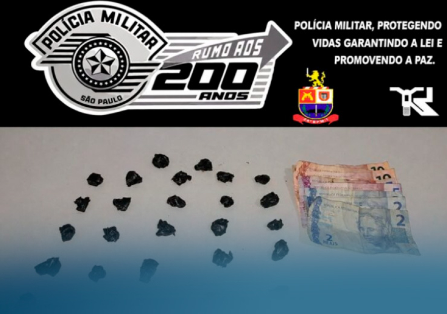 Homem é preso por tráfico de drogas no “Buracão” em São José do Rio Pardo