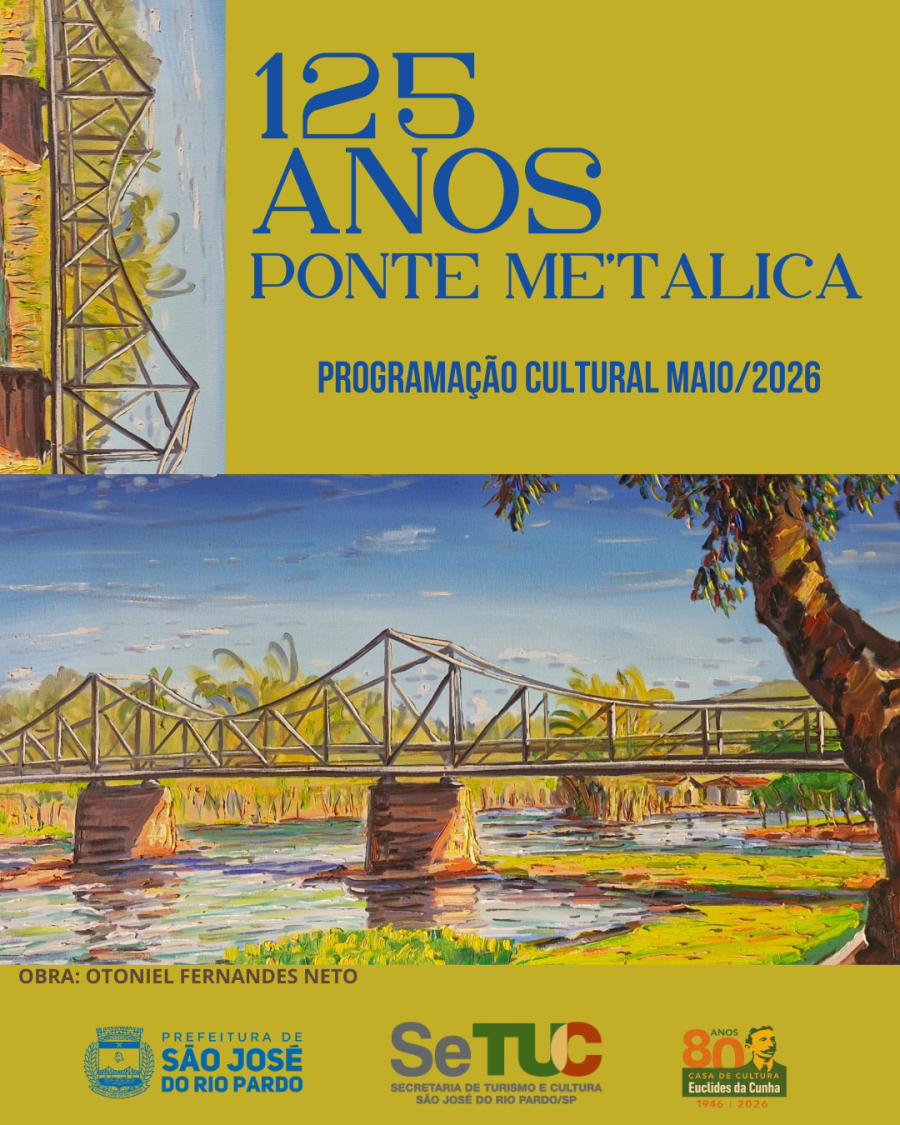 São José do Rio Pardo celebra os 125 anos da Ponte Metálica com programação cultural especial