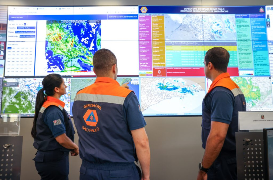 Defesa Civil de SP alerta para risco de temporais isolados e queda nas temperaturas até segunda-feira