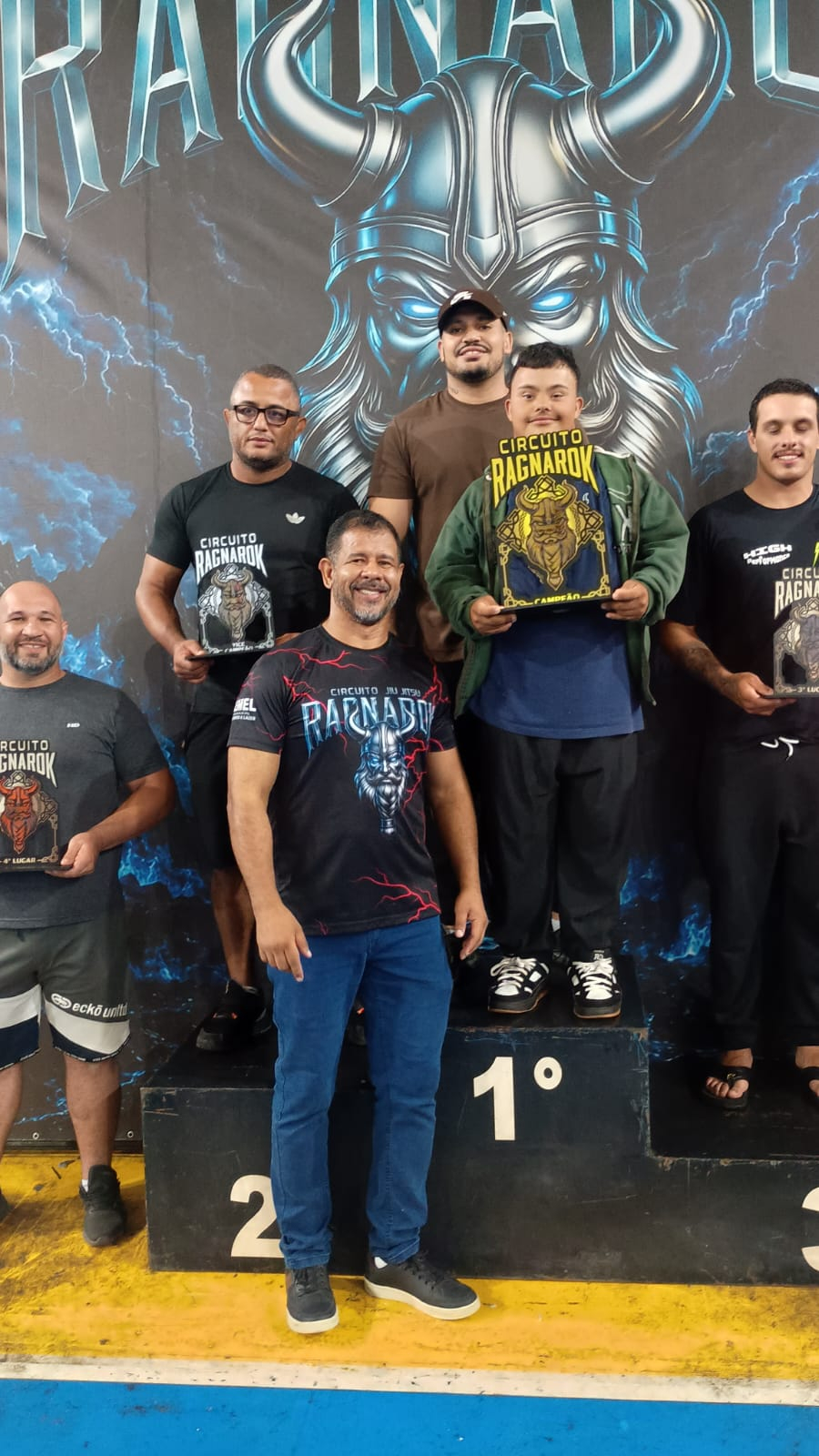 Maris de 500 atletas movimentam o  7º Circuito Ragnarok de Jiu-Jitsu em São José