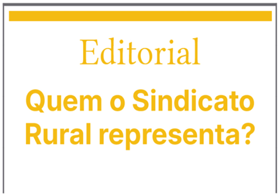 Quem o Sindicato Rural representa?