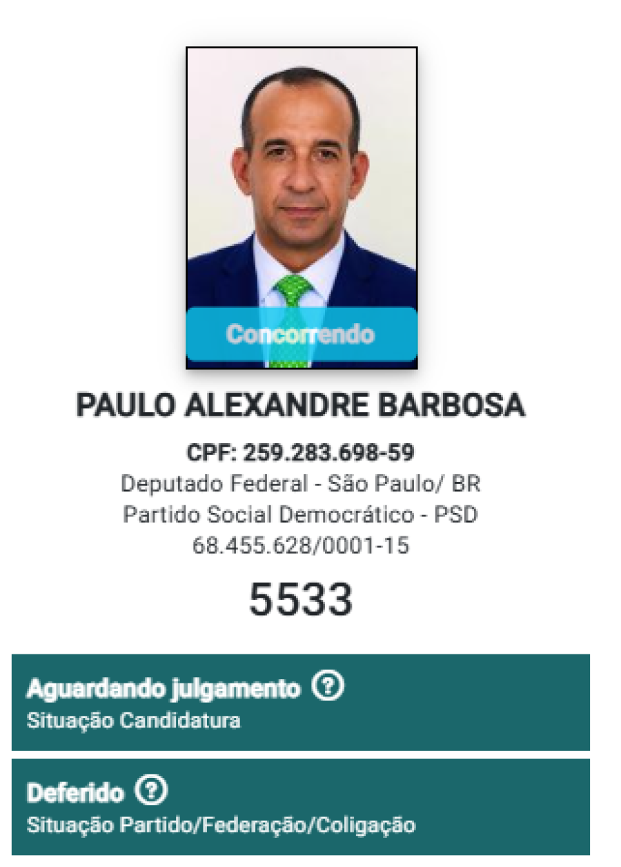 Entenda a impugnação do Ministério Público Eleitoral ao registro de Paulo Alexandre Barbosa e os bastidores jurídicos da disputa