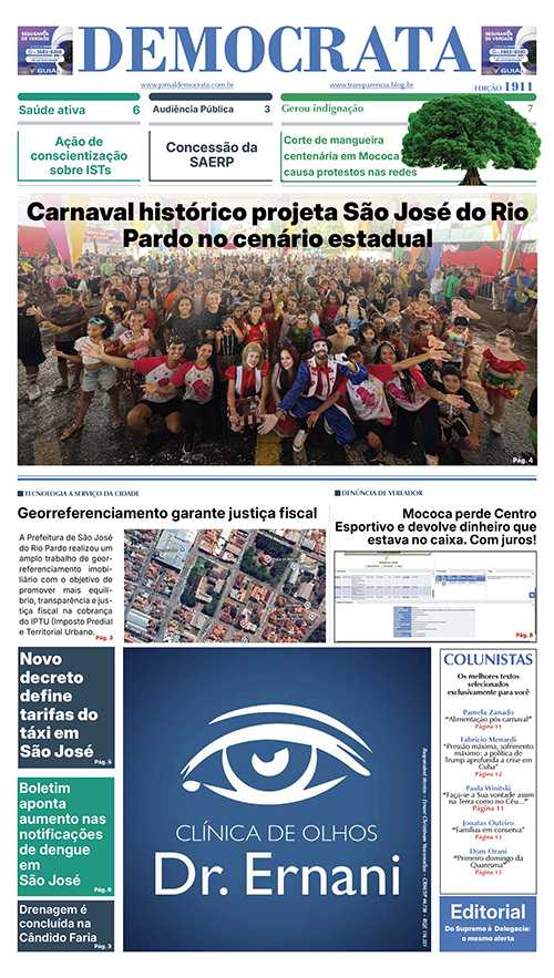 Jornal DEMOCRATA edição 1911 de 21 de fevereiro de 2026