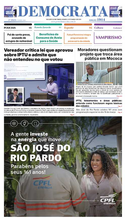 Jornal DEMOCRATA edição 1914 de 14 de março de 2026