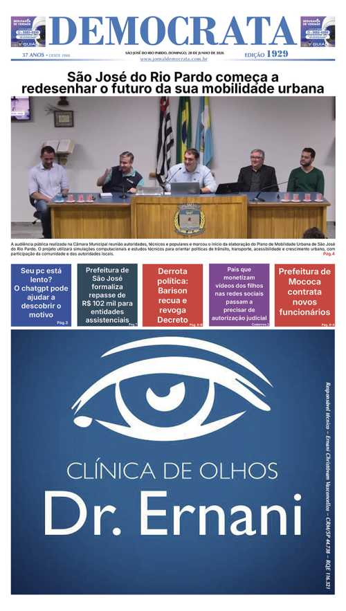 Jornal Democrata edição 1929 de 28 de junho de 2026